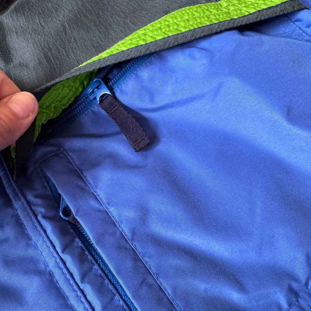 The North Face Mens Full Zip 2-in-1 Green Blue Coat Jacket Medium - Picture 13 of 16